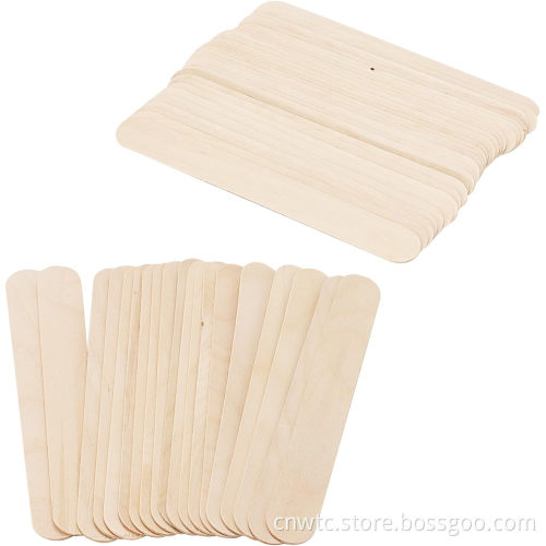 Medical Supplies: Wood Waxing Spatulas and Tongue Depressors for Hair Removal and Dental Use